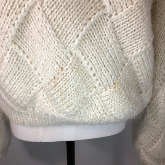 Vintage Lautremont Hand-knit Wool Blend Sweater - Picture 4 of 7